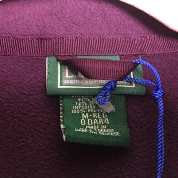 L.L. Bean Raspberry Jacket - Picture 4 of 5